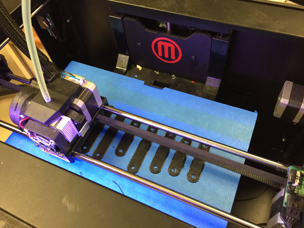 wcsIHSsp's tweet image. Architecture &amp;amp; Engineering Design student Miles Deboe is using the 3D printers today to prototype the legs of his version of a Strandbeest.
