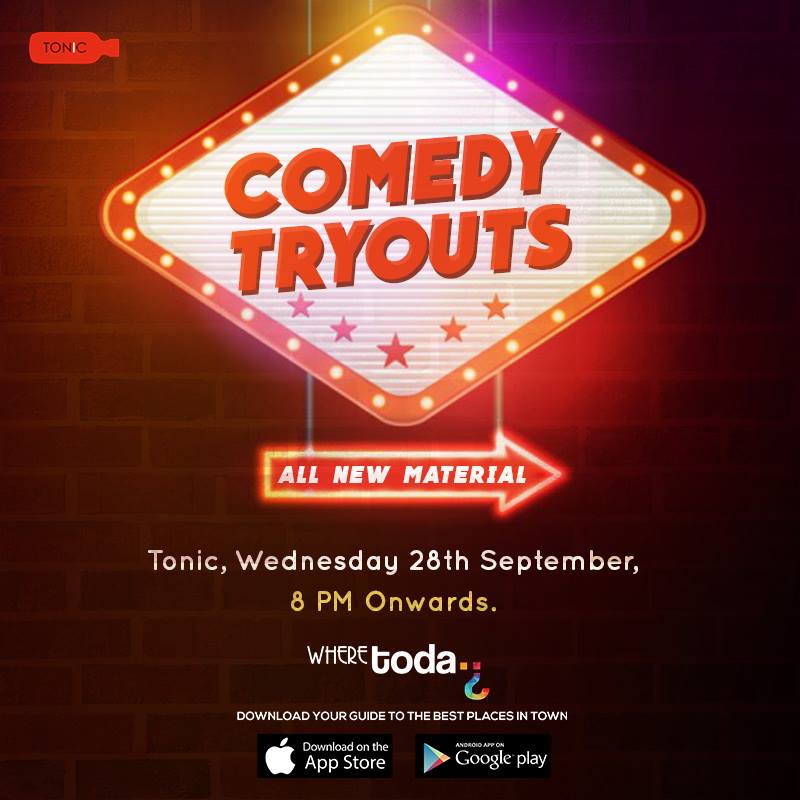 wheretodayapp's tweet image. On days like that, grab your friends and head to #Tonic, Mahalaxmi for some great food and #comedy that’ll have you in splits.
#WhereToday
