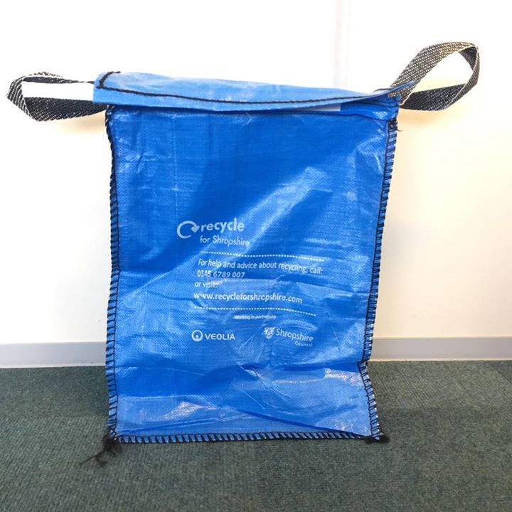 Shropshire Council on X: The blue bags for paper & cardboard recycling are  now being delivered in the Shrewsbury area. Link for FAQ's below.    / X