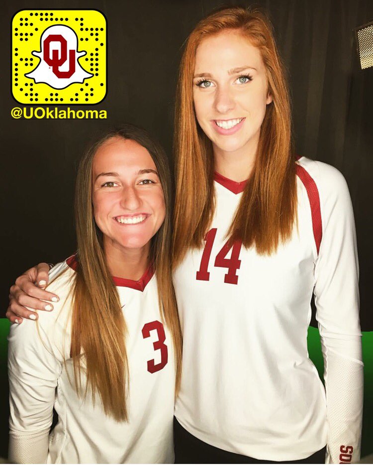 OU_Volleyball's tweet image. TAKING OVER SNAPCHAT! Check us out and come to our match tonight against Texas! #OUVB #OUVBtakeover #UOklahoma @bigred8o8