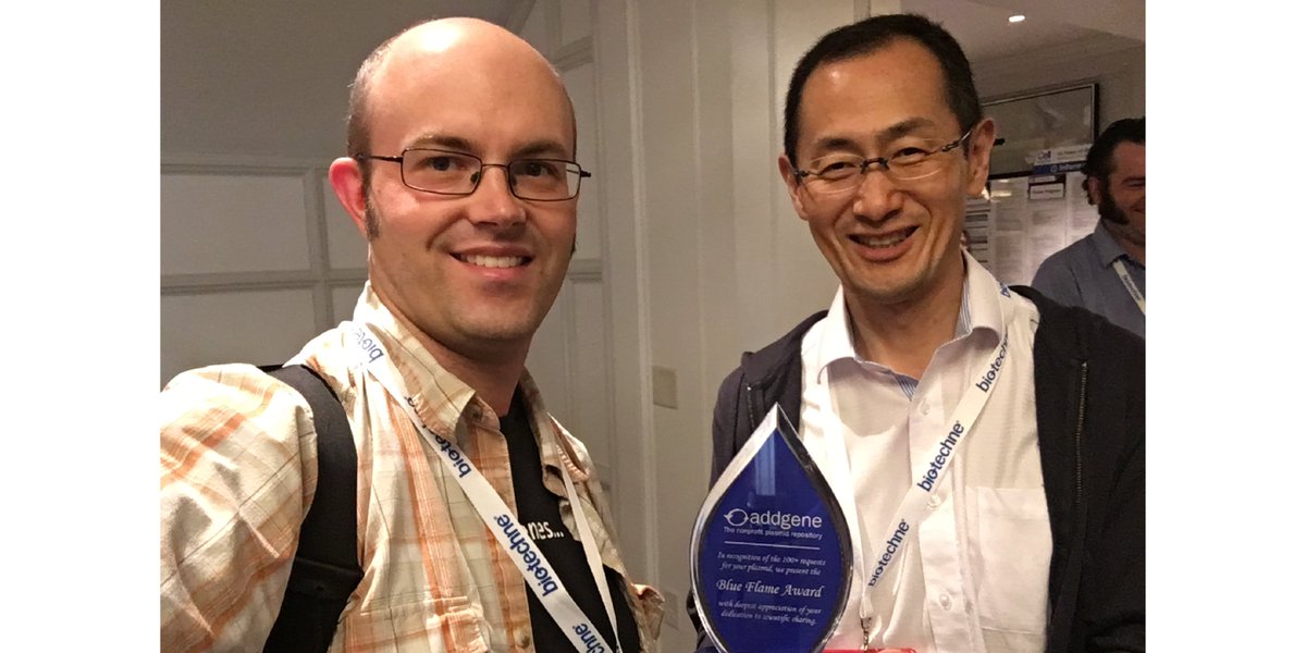 Addgene's tweet photo. Nobel laureate Shinya Yamanaka-1 of many great speakers at #csstemcells16-learn more: https://t.co/XGudjqtyvJ https://t.co/jKoJTkz6pj