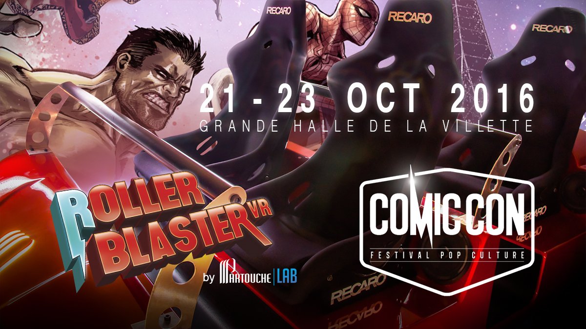 partouchelab's tweet photo. Retrouvez nous au Comic Con Paris du 21 au 23 Octobre à la grande halle de la villette avec notre #RollerBlaster ! #partouchelab #jouezlejeu https://t.co/Gq2sZlRlfi