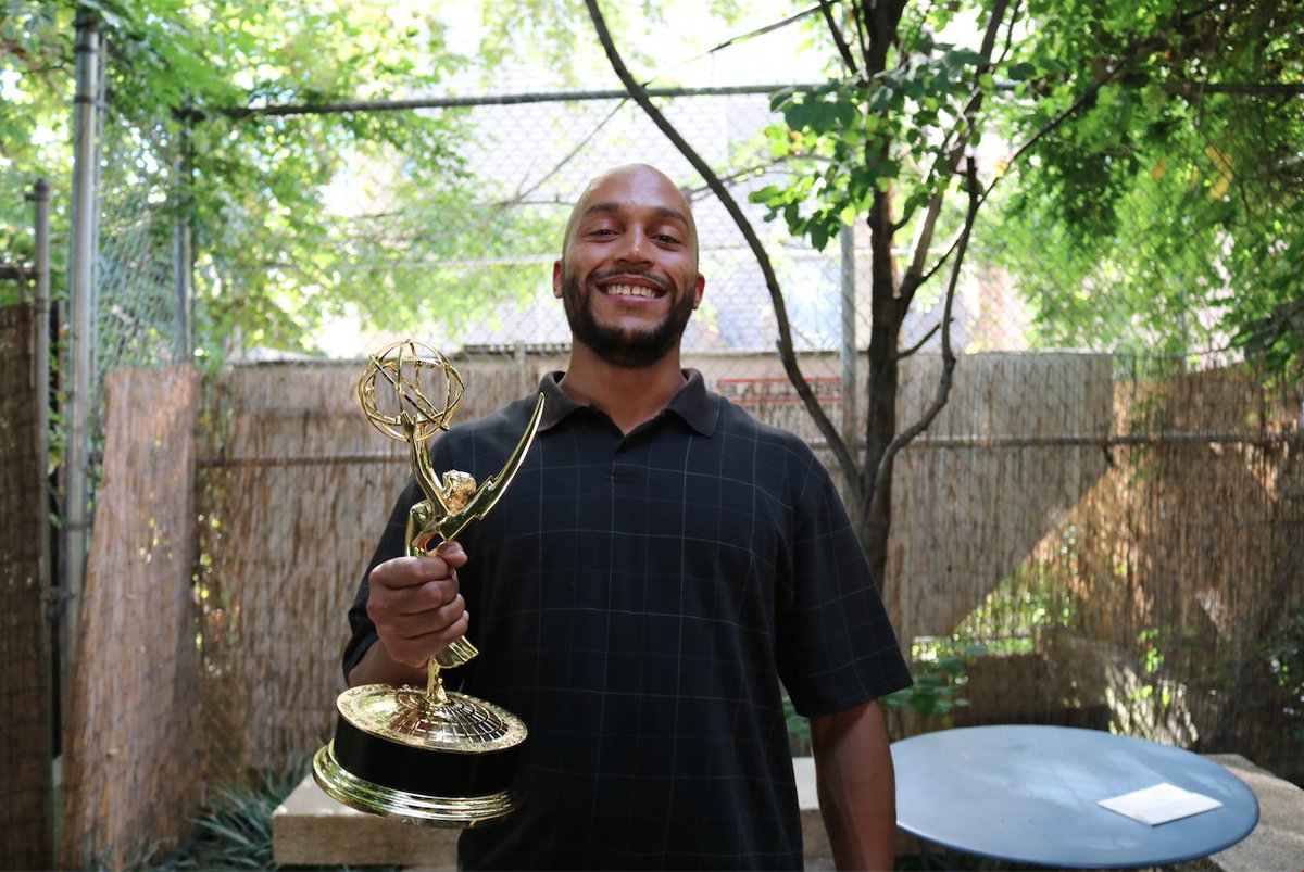 StoryCorps's tweet image. This month we won an Emmy Award for the animated short, “Traffic Stop”—the story of Alex Landau. Read more here: bit.ly/2dA5TjM
