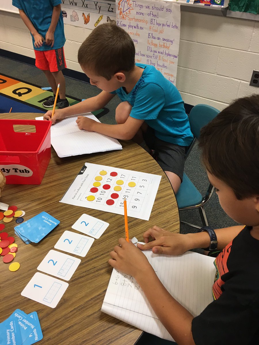 Five-in-a-row using 4 cards.  A little partner math fun!!