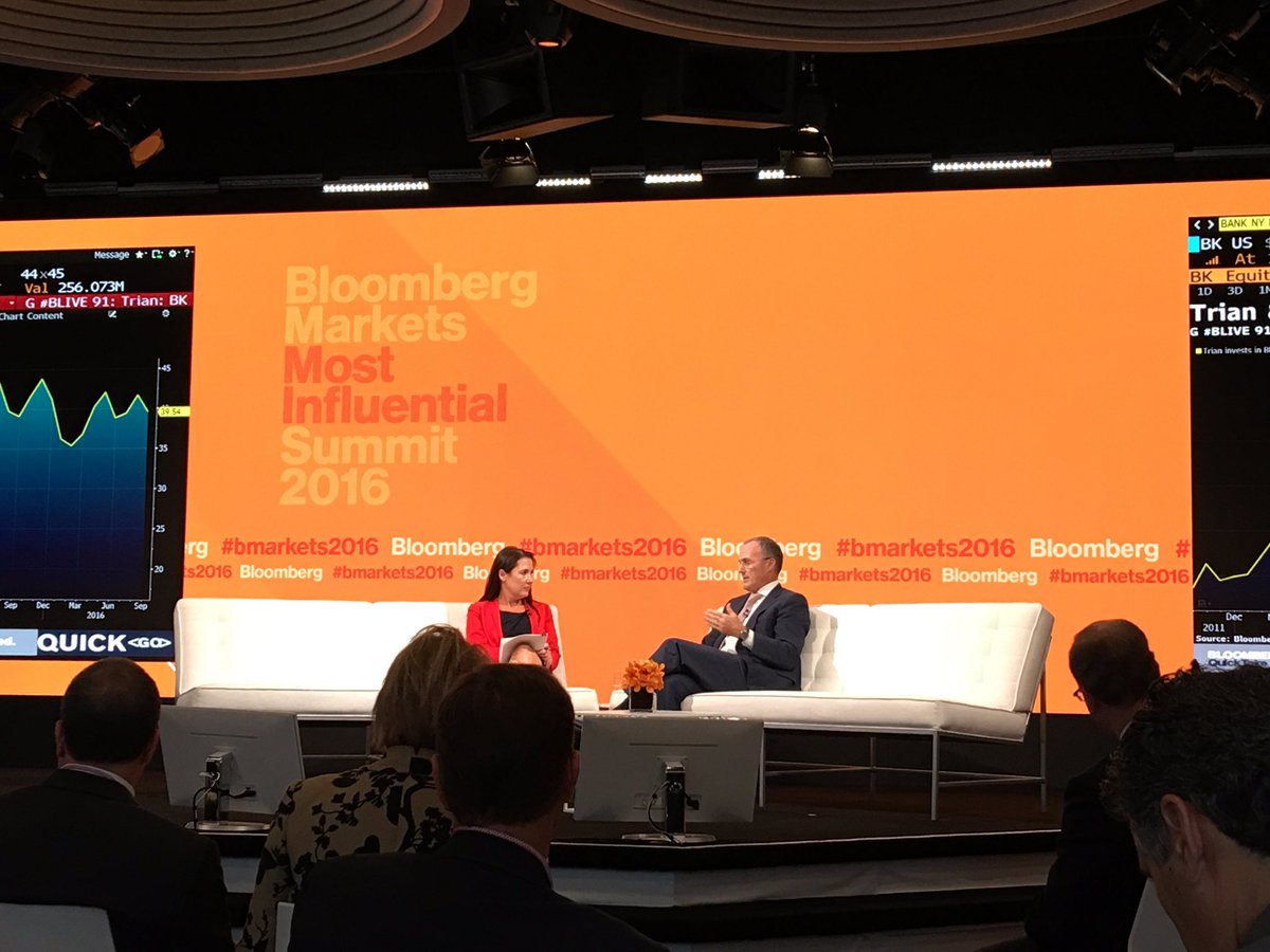 SupHyung's tweet photo. Ed Garden of Trian Partners at #bmarkets2016 sees in 5 years time private equity firms competing with Trian https://t.co/y7QPrfxYYr