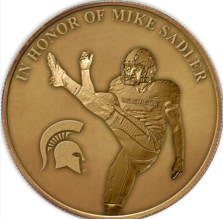 This is awesome: <a href="/B1Gfootball/">Big Ten Football</a> to use commemorative Sam Foltz-Mike Sadler coin at all seven Week 5 games.
