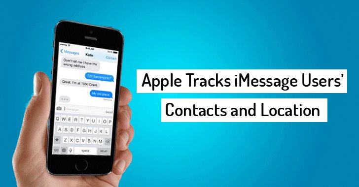 TheHackersNews's tweet photo. #Apple Tracks Who You're Chatting Using #iMessage — and Shares that Data with Police https://t.co/Qh2QdYbjMU #privacy https://t.co/KlIru8CcKa