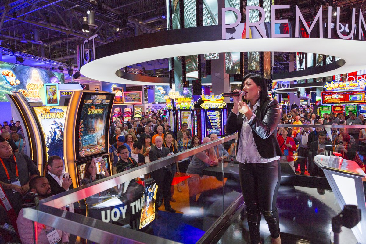 IGTNews's tweet photo. Season 5 winner of The Voice, @Tessanne, performed as part of the international premiere of The Voice Video Slots at IGT's booth. #G2E2016. https://t.co/ZZKQyfhvm6
