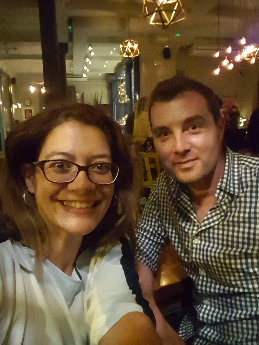 catmichninja's tweet photo. My first tweet,  with Nick, lucky me #drinks #friends @NickJshoots https://t.co/vOZ7pSODfv