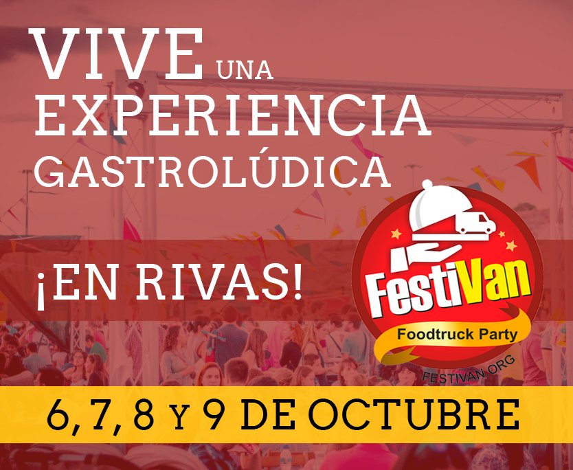 FestiVanFT's tweet photo. Confirmado: 2ª Edición del FestiVan en Rivas Vaciamadrid. El año pasado 15.000 personas disfrutaron del evento. Llegaremos a 20.000? https://t.co/tRe84HCpRl