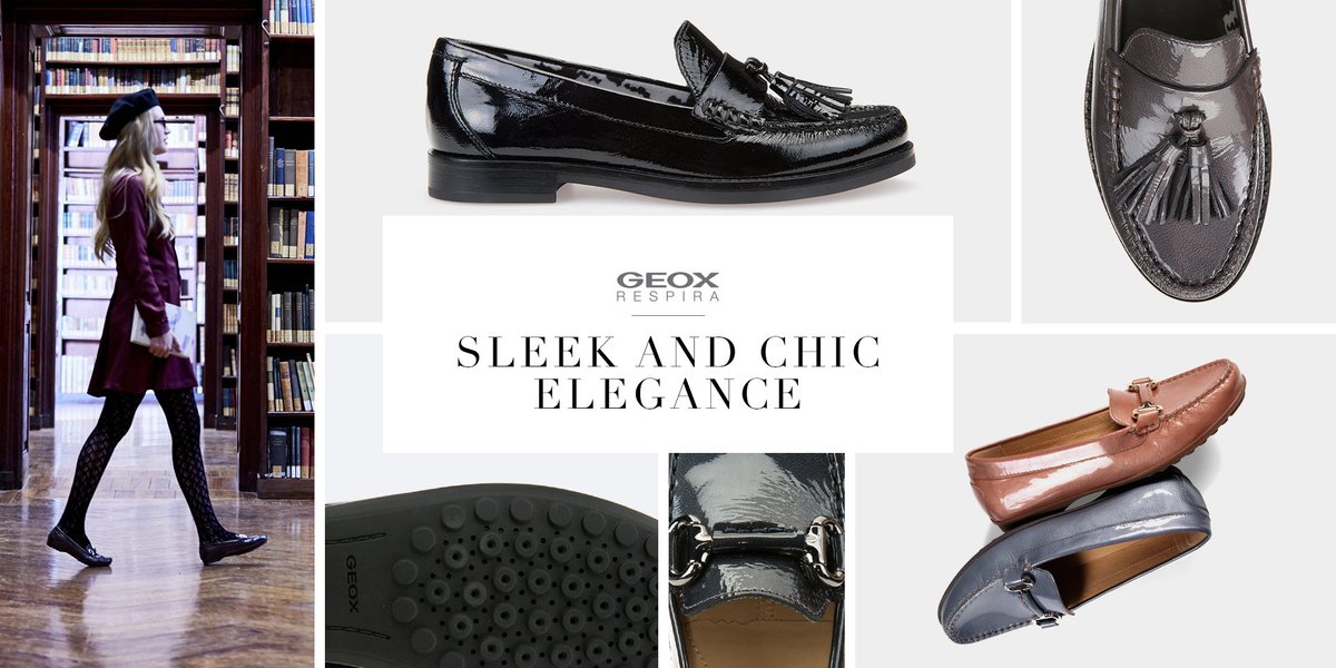 Mix your feminine attitude with menswear-inspired pieces: what you get is a great chemistry! Get your pair at bit.ly/GeoxWomenSleek….