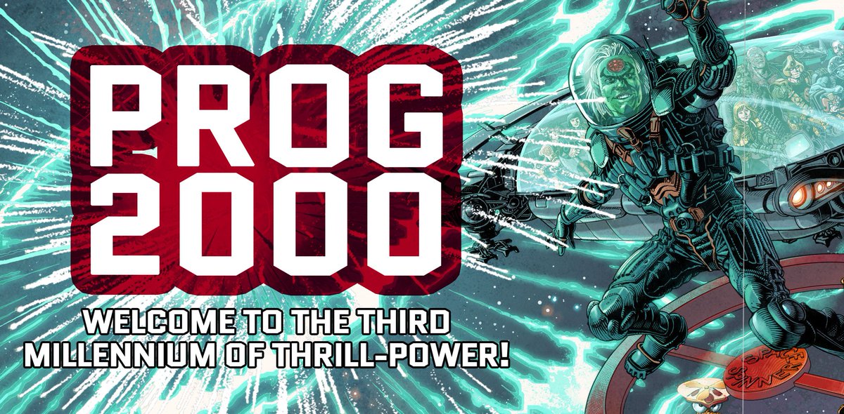 RebellionJason's tweet image. We bought 2000 AD in 2000 AD, and now it has reached #Prog2000 . 

Numerologists be aware.