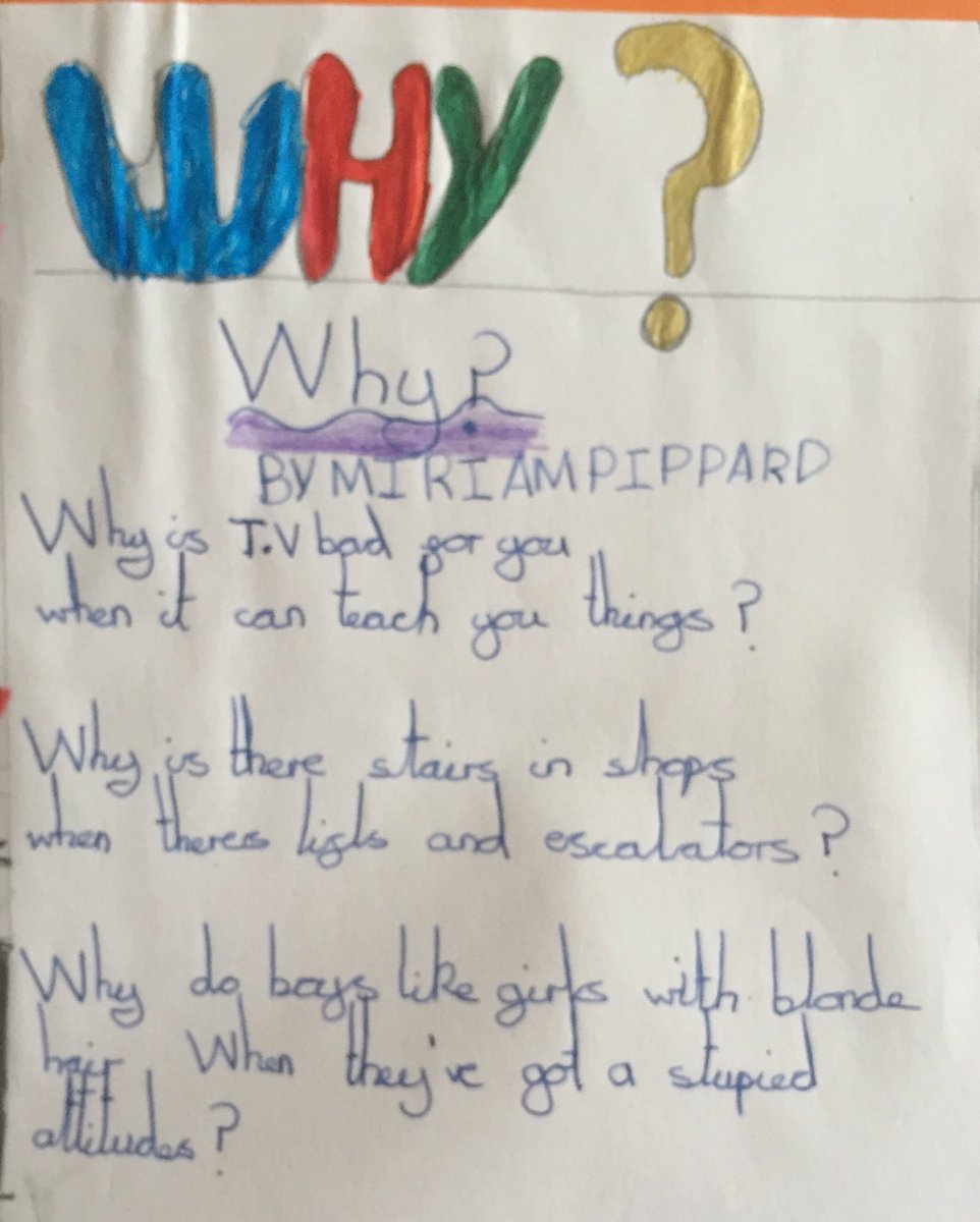 mimpipsayshi's tweet photo. "Why do boys like girls with blonde hair when they've got stupid attitudes?" - Miriam, age 9 😂 clearly opinionated from an early age. https://t.co/QTw7vvsJLY