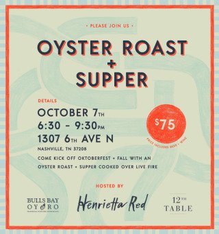 Two Juicy Events to Make the World Your Oyster <a href="/Table3Nashville/">Table 3</a> <a href="/henrietta_red/">Henrietta Red</a> nashvillescene.com/food-drink/art…