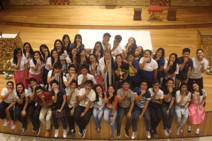 TheIncredible04's tweet photo. Send-off mass for Surge at AdDU Chapel.
We are one team!
We are one High School!
#Surge2016 https://t.co/bmGgyMnYNf