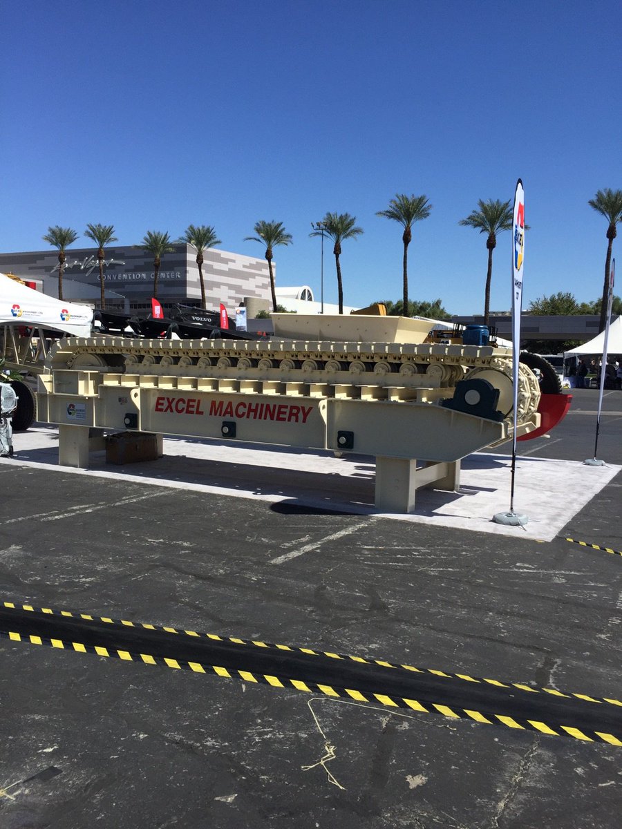 rockanddirt's tweet photo. We visited with Excel Machinery at @MINExpo2016! Check out their inventory at https://t.co/uq8nnNXrRp #mine2016 #MINExpo #ExcelMachinery https://t.co/v7msdC9iCy
