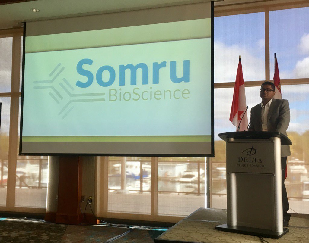 EmerGenceBio's tweet photo. .@EmerGenceBio client @SomruBio announces new facility at #Biocommons Research Park in #PEI. Congrats to the team! https://t.co/ruyyjeCArE