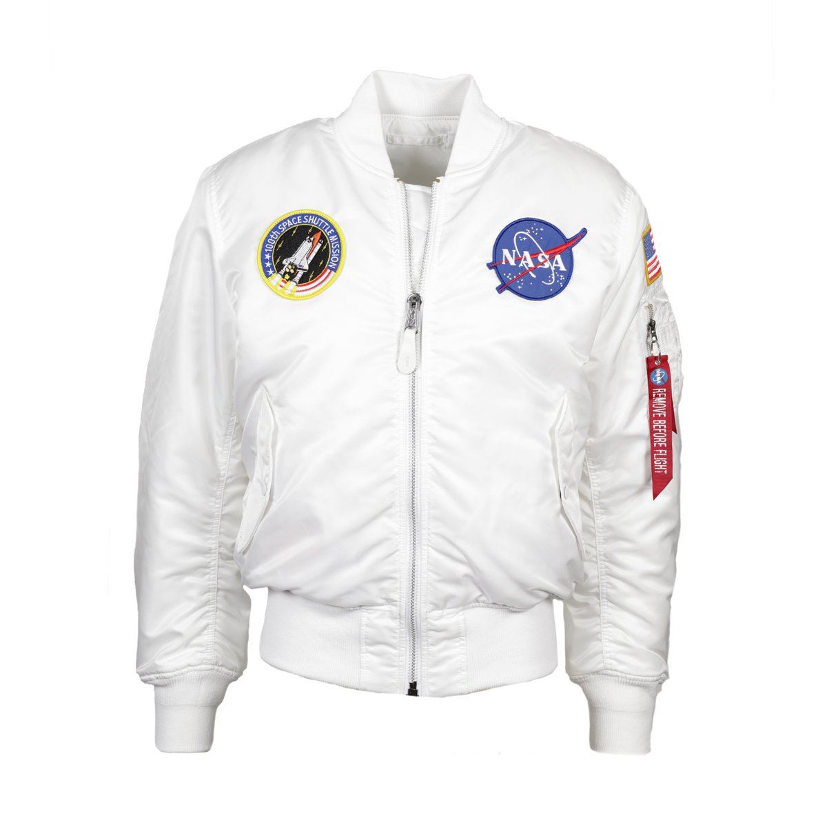 Alpha Industries You Can Now Cop A White Nasa Ma 1 Flight Jacket As Seen On Logic301 T Co Yxfehcroun