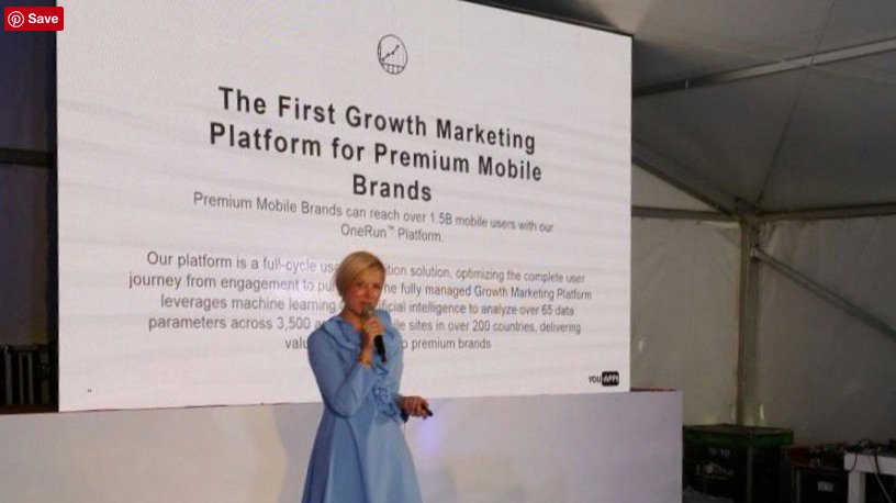 YouAppi's tweet photo. .@YouAppi COO @ChantelleSWhite killing it at the #DLD2016 Innovation Festival keynote speech https://t.co/8j241By7RQ