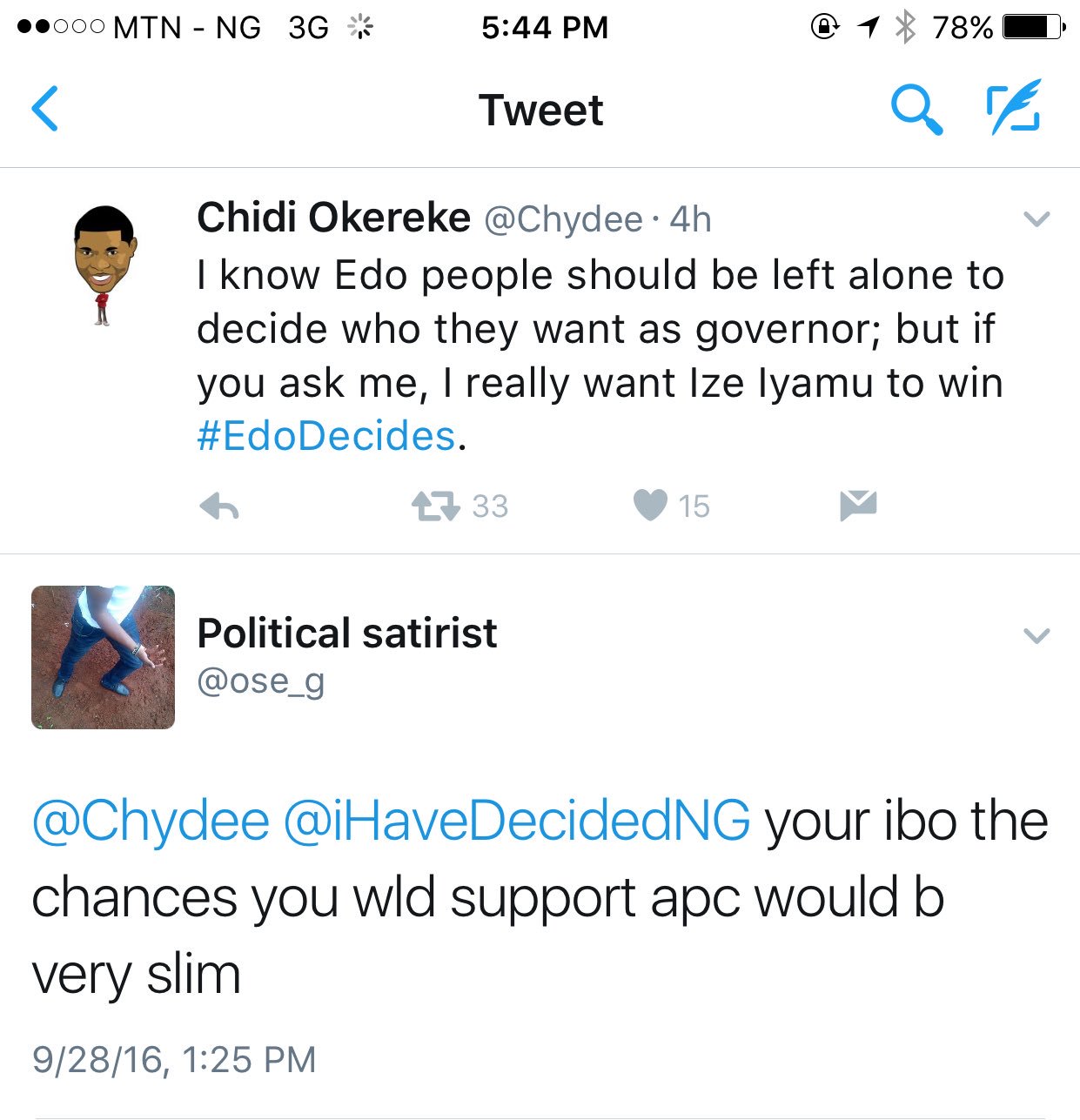 Chidi Okereke on X: See my tweet, see the replies. I wish mentions were  idiot-proof. Cos a lot of them have come out to play.   / X