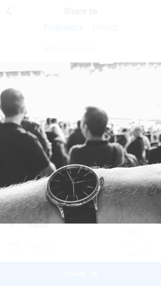 westcmc's tweet photo. New watch shot enjoying the football #myburlingham https://t.co/NjoLGanZy5
