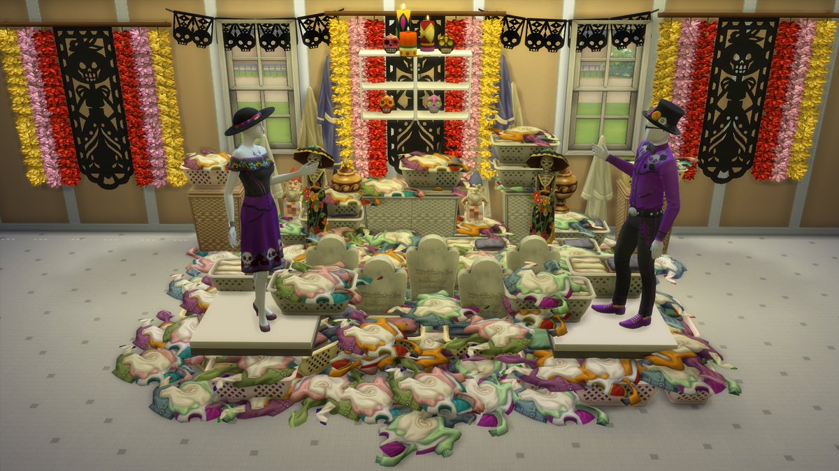 DruTruBuilder's tweet photo. 21 Days of Dead Laundry, and no #LaundryStuff in sight to wash these clothes. @SimGuruGraham https://t.co/fp6EfxoE8o