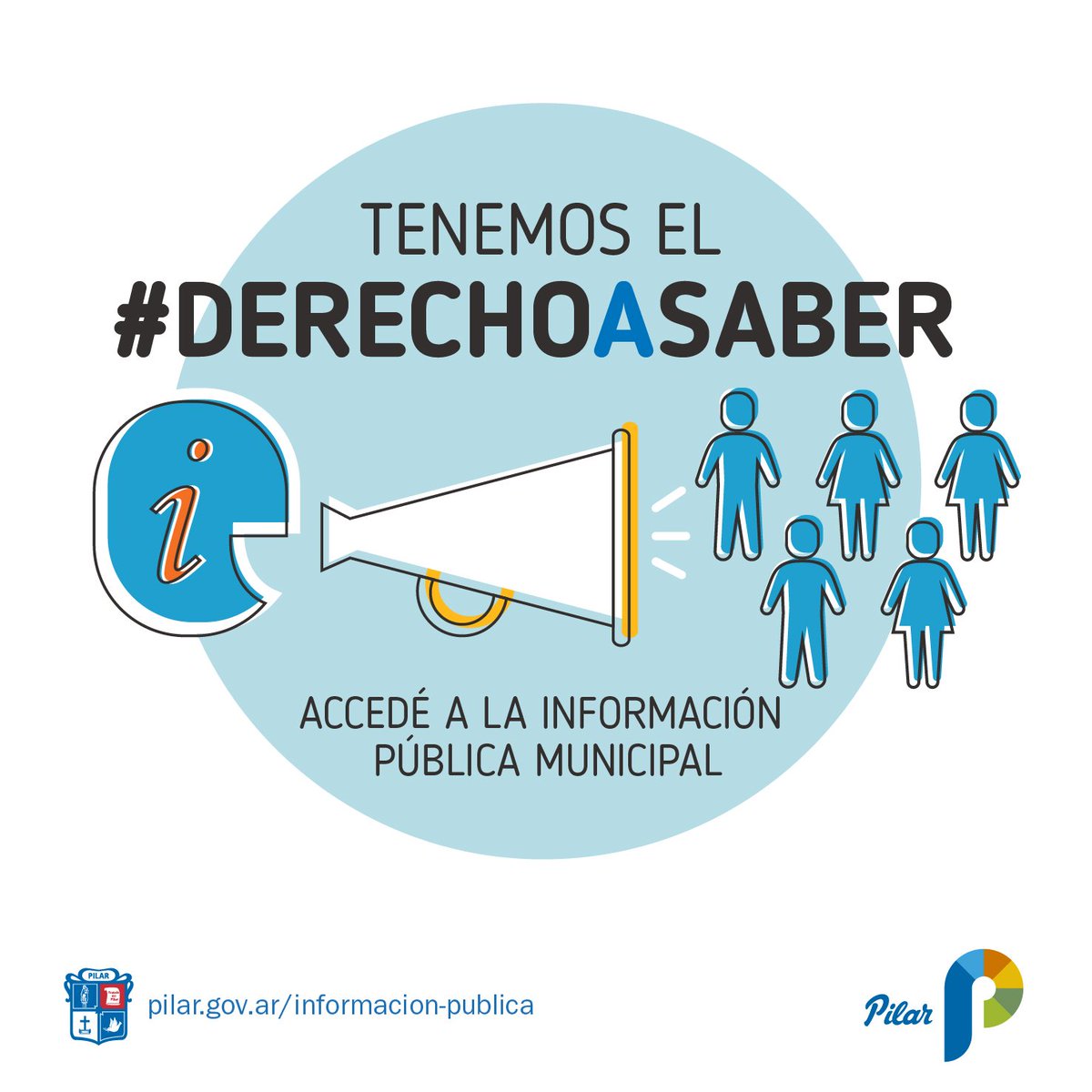 MunicipioPilar's tweet photo. TODOS TENEMOS EL #DERECHOASABER. Ingresá en https://t.co/wIdbnrjD7a y accedé a la información pública municipal. https://t.co/q5KlTHlZmT