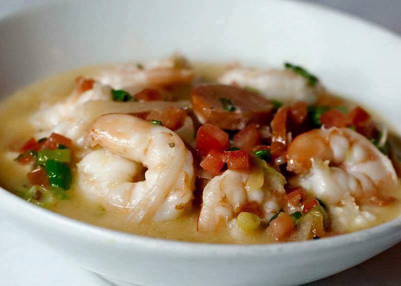 We <3 <a href="/LangermannsBalt/">Langermann's</a> Southern style menu: #perlau, fried green tomatoes, shrimp and #grits, #pimento cheese, and more - #YUM! #baltimore