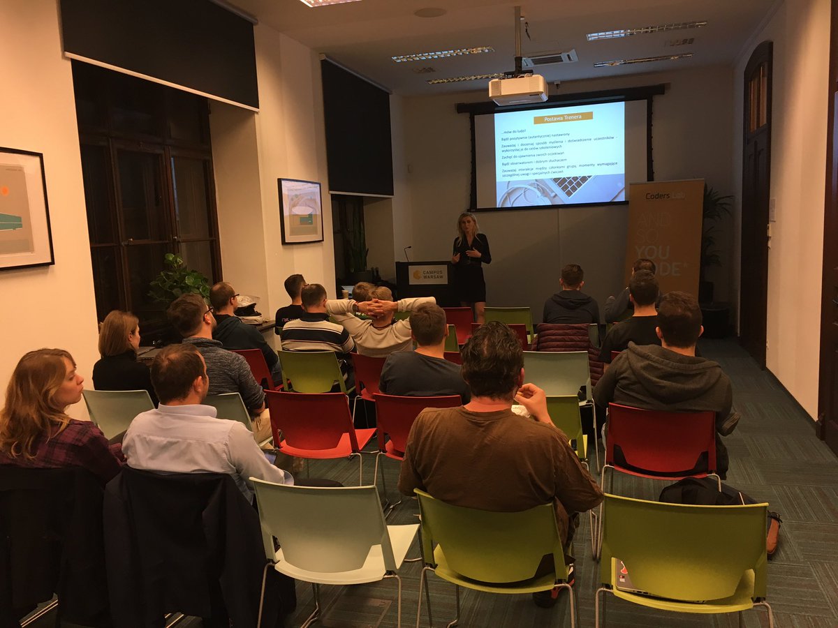 CodersLabPL's tweet image. Wspólnie z @CampusWarsaw rozwijamy wśród developerów umiejętności programowania.