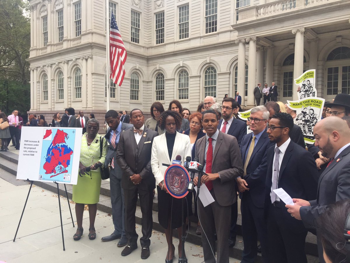 RitchieTorres's tweet photo. .@HUDgov proposed rule on #SAFMR could raise rents for 55K #Sect8 households- rent is too dam high. https://t.co/j2iZvskSFT