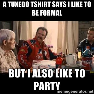 tuxedo shirt meme