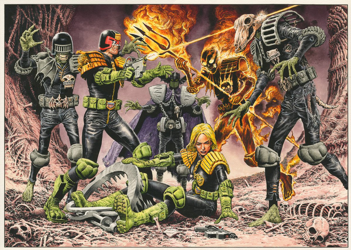 westonfront's tweet image. Dredd versus Death #prog2000