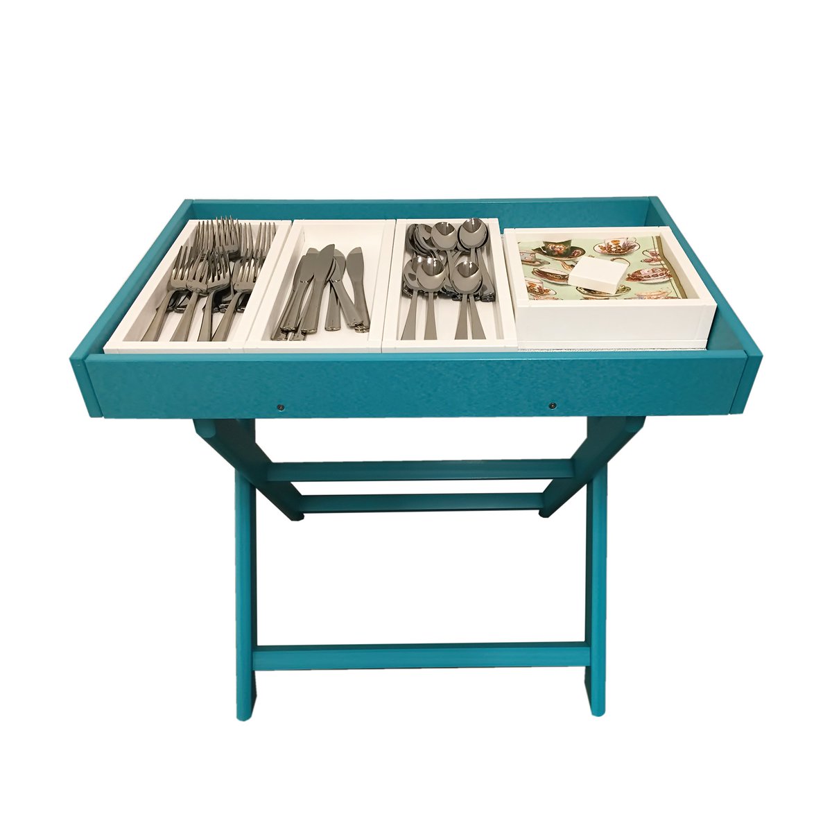 The uses for our portable accent tables (and amenity trays) are endless!
#ecofriendly #smallspaces #entertaining