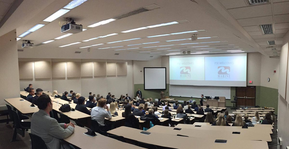 Thank you to Marine Credit Union for the great tips for the Career Conference! We appreciate everything your company does for our chapter!