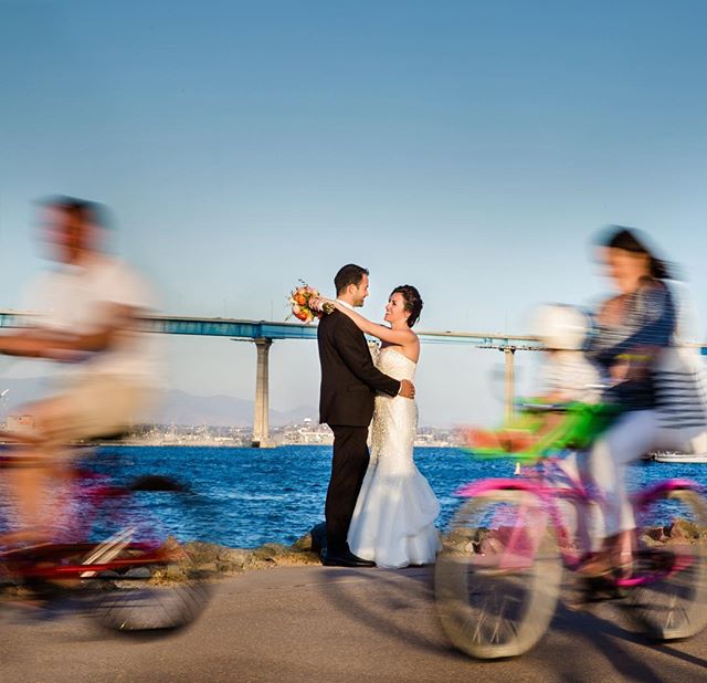 A perfect moment in time captured forever with our spectacular seascape backdrop always available. #weddingwednesday
