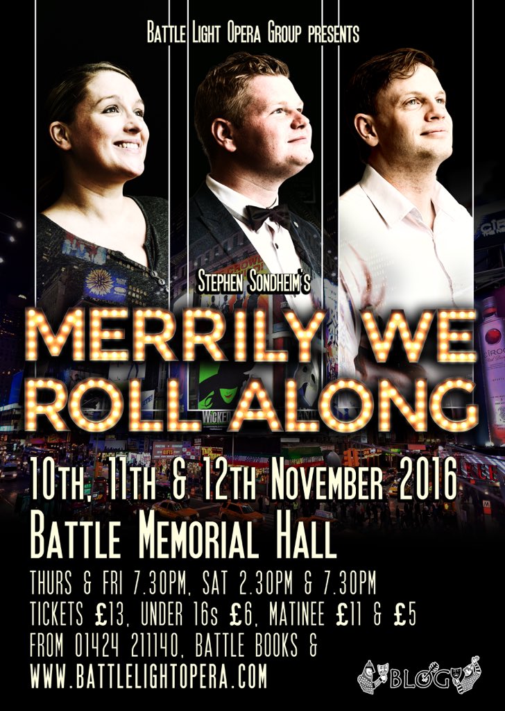 BLOGlightopera's tweet photo. Our latest production we are busy rehearsing for #merrilywerollalong #Sondheim #musical theatre https://t.co/m1Ddttk8Ju