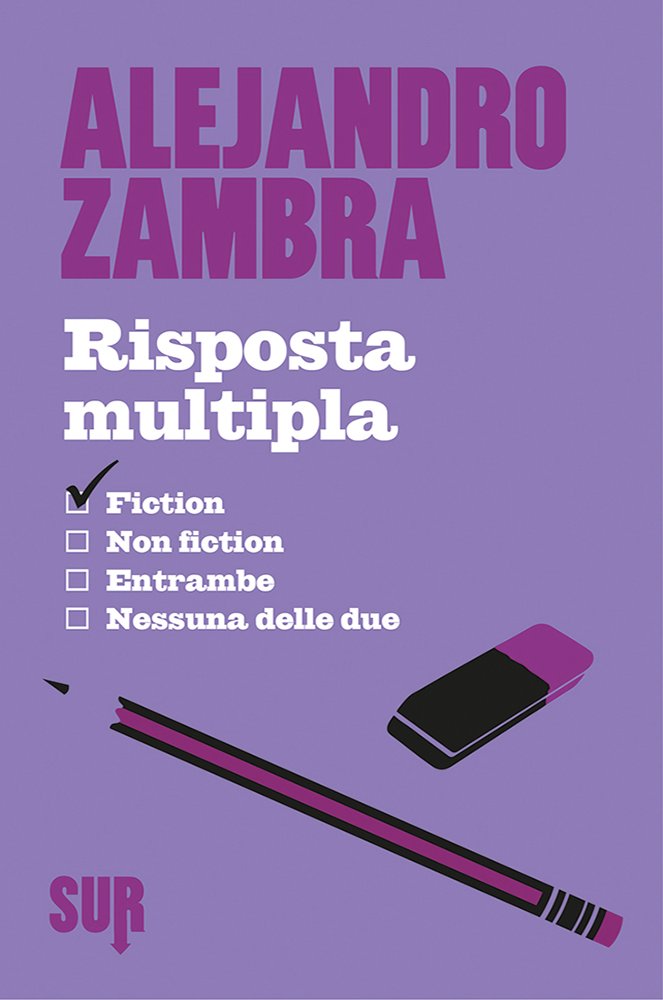 VentagliP's tweet photo. Dopo tanto tempo ritorna #1LibroIn10Tweet su #VentagliDiParole: stasera #RispostaMultipla di A. Zambra @edizioniSUR. 
Un libro multiplo. https://t.co/d4yDxsx3aZ
