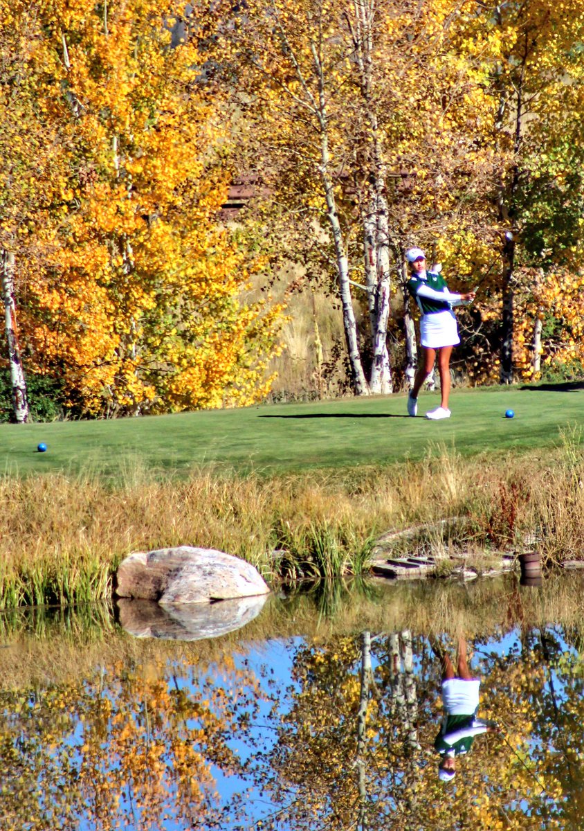 Who else wants to be teeing off this hole right now <a href="/redskygolf/">Red Sky Golf Club</a>? USF's Maria Rodriguez on the tee.