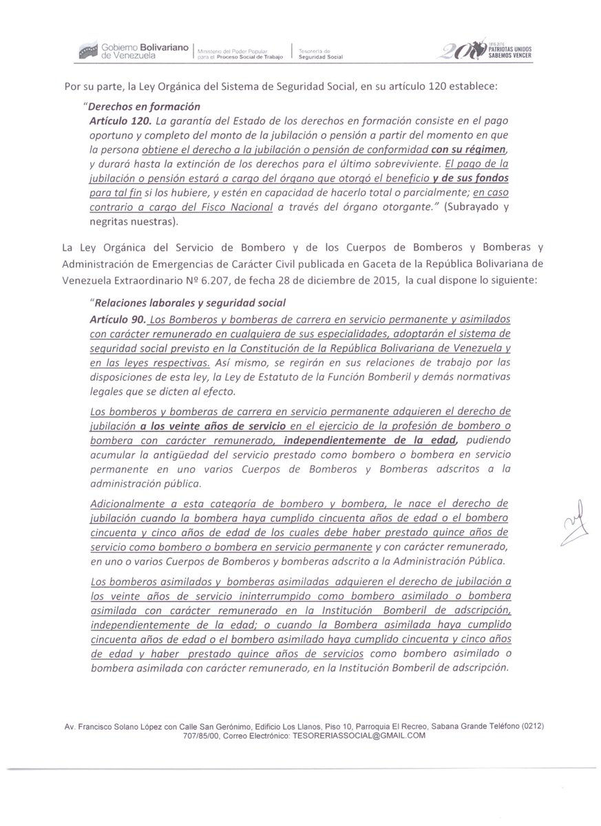 Bbroscarora's tweet photo. 1 Dictamen Jurídico Alcaldías Pagar las Jubilaciones de los  Bomberos Municipales, como su principal órgano de adscripción. Bájala e  impr!! https://t.co/oWIhuF2uFj