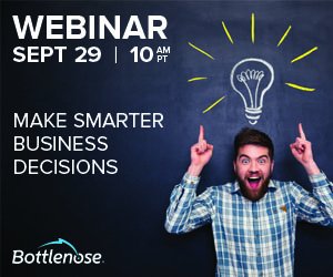 There's still time to register! Learn how to make smarter business decisions. Webinar 9/29 10am PT/1pm ET. Register bit.ly/smarterdecisio…