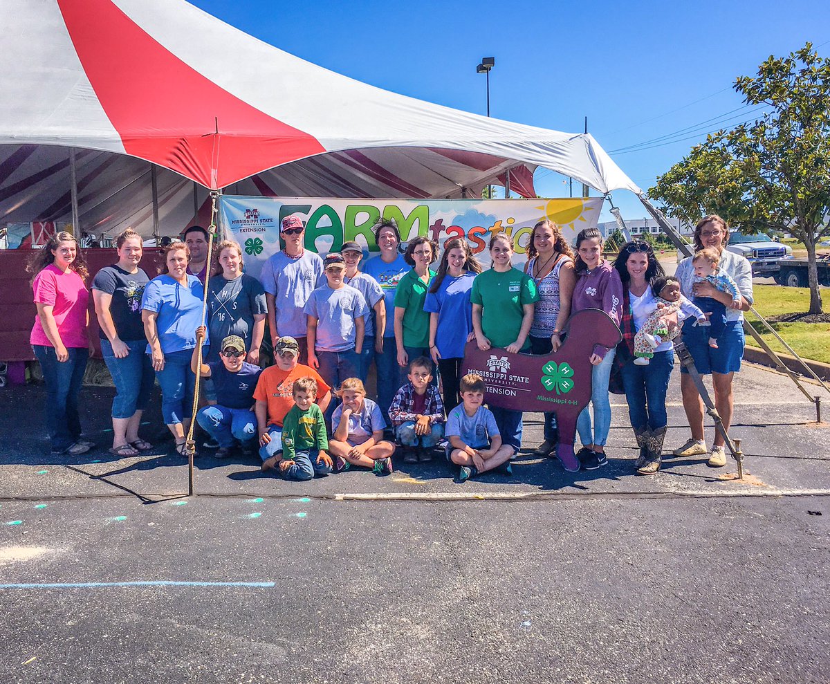 TateCounty4H's tweet image. The #TateCounty4H had a great morning helping with #Farmtastic and the #MidSouthFair #4HGrown #MSUext #MS4H #trueleaders