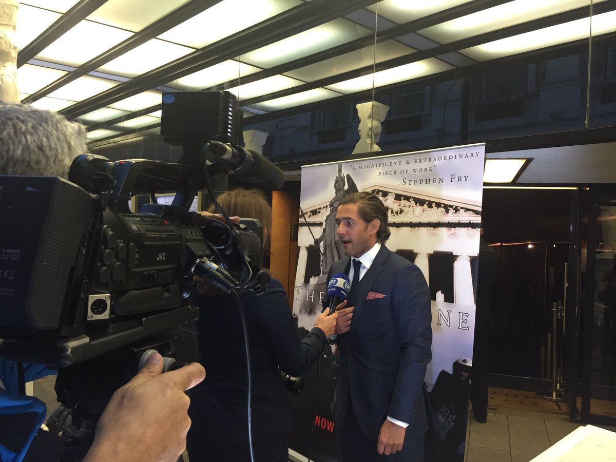 The1stLineMovie's tweet photo. A quick #redcarpet interview with the #star of our film @panteli25 #ReturntoAthena #starpower #londonpremiere https://t.co/97GAMEqIUW