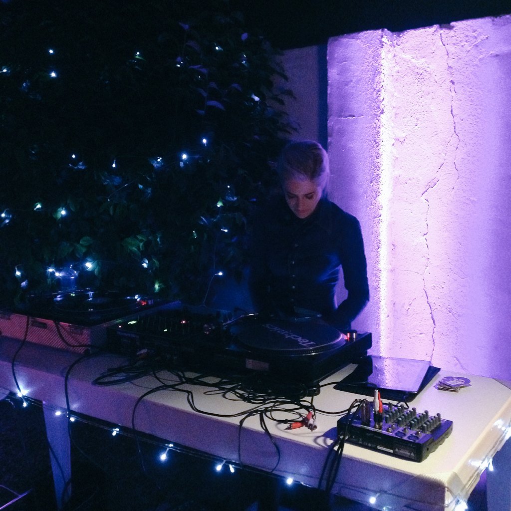 DJ <a href="/AbbyNurock/">Abby Nurock</a> providing the jams at the #UDRubyRose reader event <a href="/fallen_heroes/">Fallen Heroes</a> #UrbanDecaySA <a href="/UrbanDecay/">Urban Decay</a>