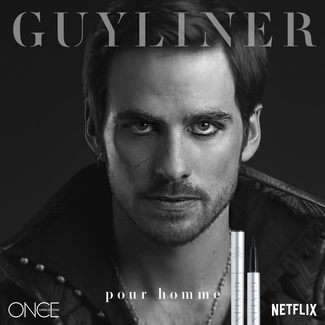 NetflixUK's tweet image. Real men wear eyeliner. A brand new episode of #OnceUponATime, now streaming. #OUAT
