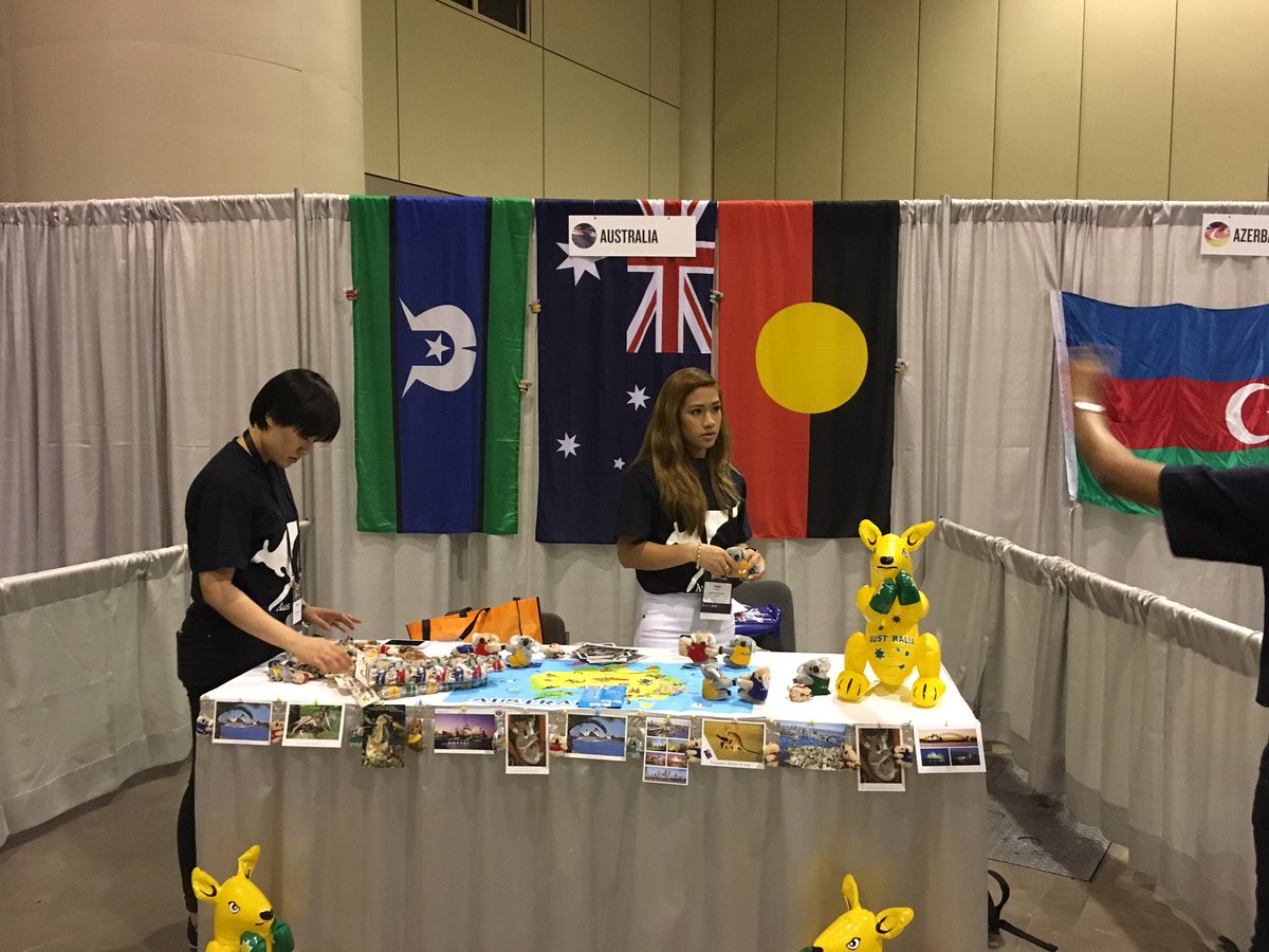 EnactusECU's tweet photo. Setup has commenced for the cultural experience #weallwin #EnactusWorldCup https://t.co/E8cNfiYimZ