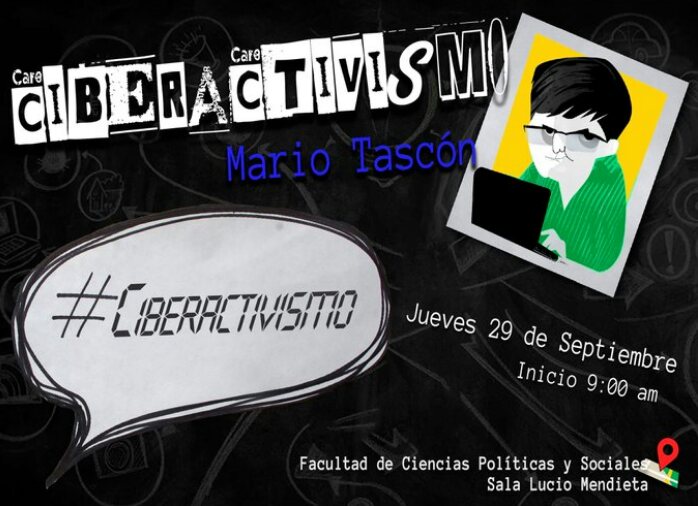 .<a href="/ciberactivismo_/">Ciberactivismo_</a> en #México de la mano de <a href="/mtascon/">❦ Mario Tascón ❦</a> 😊😊. Mañana conferencia en la <a href="/UNAM_MX/">UNAM</a> a las 9:00 am