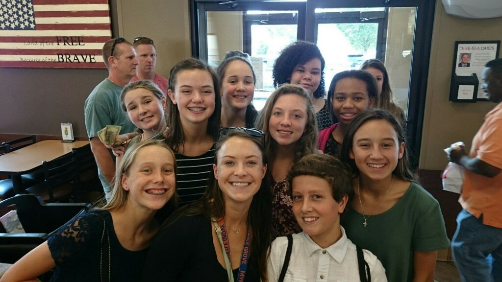 MyrtleGroveMS's tweet photo. Good vibes for the students who participated in the state honors chorus auditions for the eastern region held today in Goldsboro!  #GDATG https://t.co/mtD3bQ0zjk