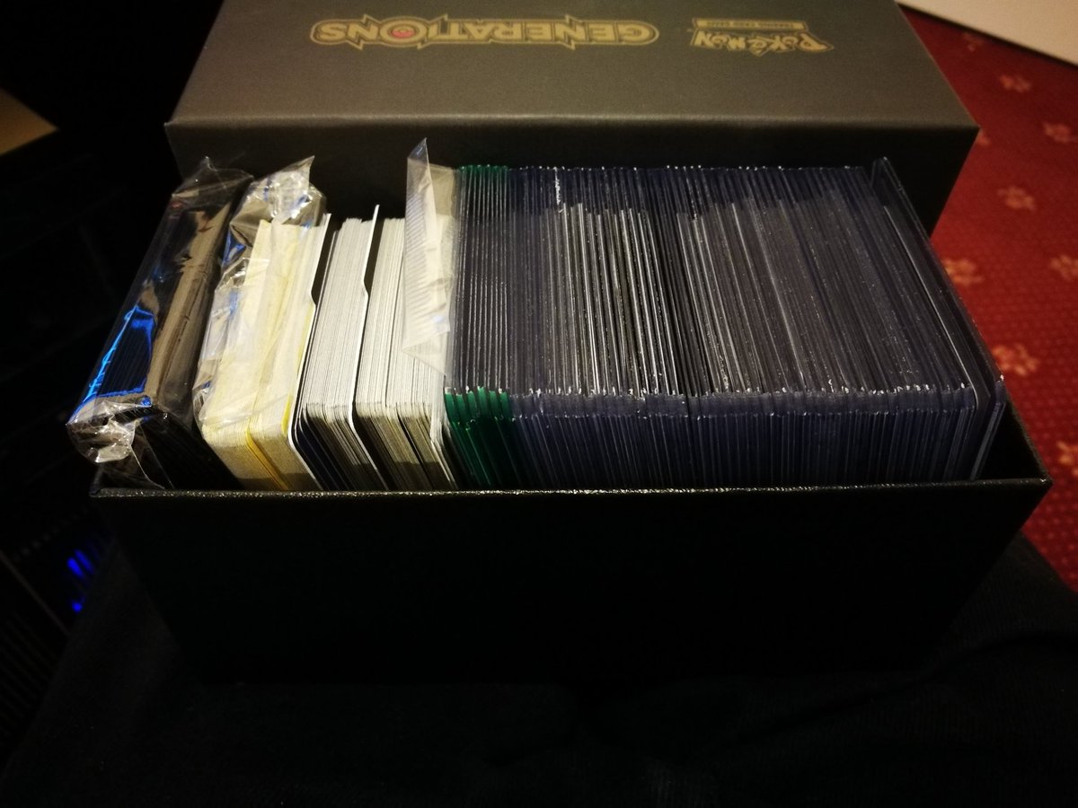 PokemonUnpacked's tweet photo. @BuryYourDead89 I sort mine by shinyness, all the non shinys go in a different trainer box and duplicates removed https://t.co/jA01peR92t