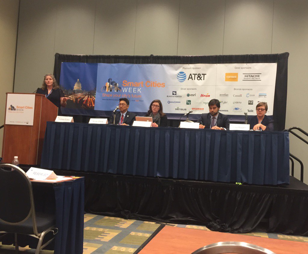 Kicking off Future of Public Works in the Smart City #smartcitiesweek <a href="/BVSII/">Black & Veatch SII</a>