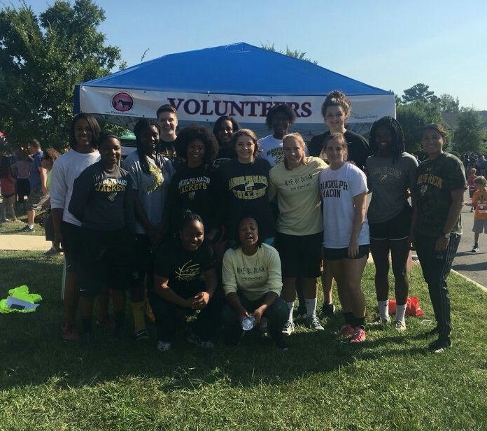 coachreed20's tweet photo. Great day earlier this month supporting an amazing organization. Fun times cheering on runners at the @ReeseStrong 5k! #WBCADayofService https://t.co/IKwR7BpCvg